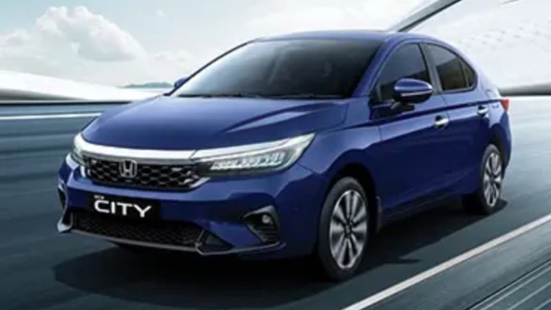 ALT Text: Honda City e:HEV 2025 – High Mileage Petrol Hybrid Sedan