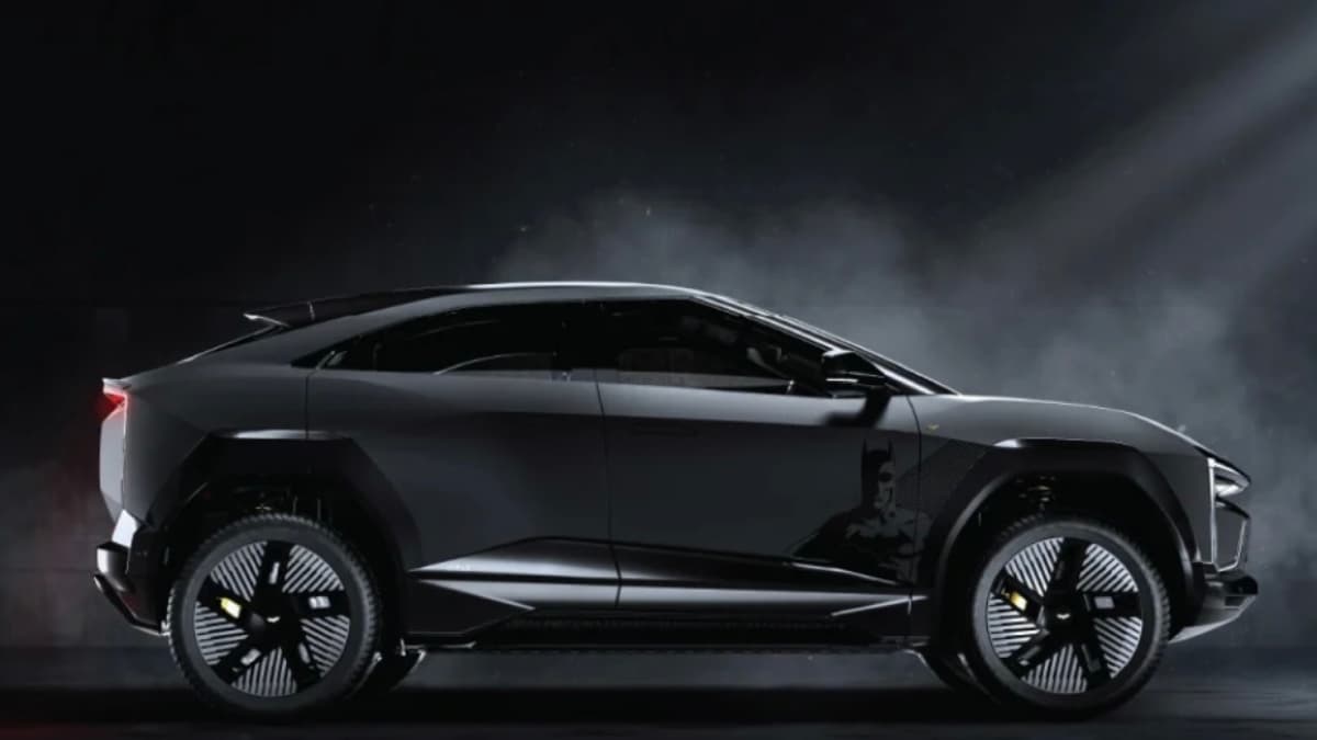 Mahindra BE 6 Batman Edition Side View