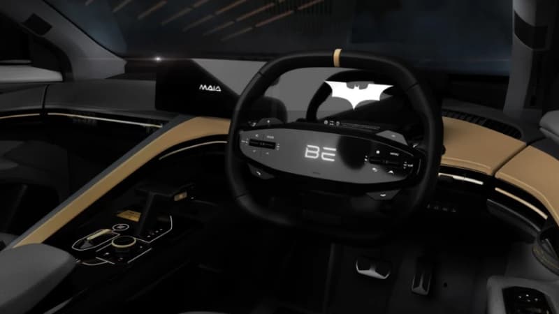 Mahindra BE 6 Batman Edition interior view